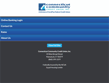 Tablet Screenshot of ctcommunitycu.org